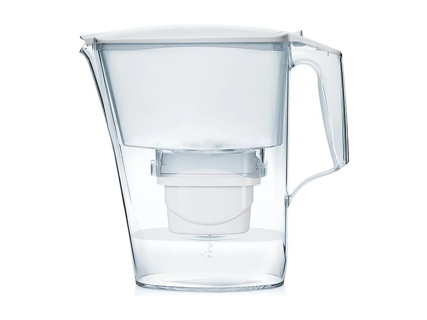 Jarra de agua con filtro Liscia Evolve Aqua Óptima 2,5L blanco