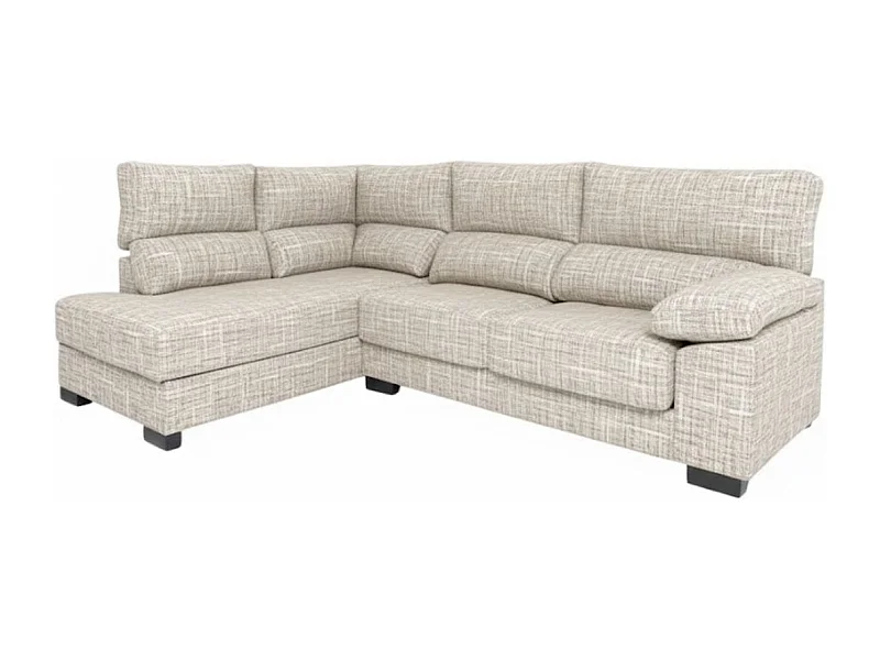 Sofá chaiselongue Meridien 3 plazas deslizante + reclinable tela Sorrento 100x282x195 cm