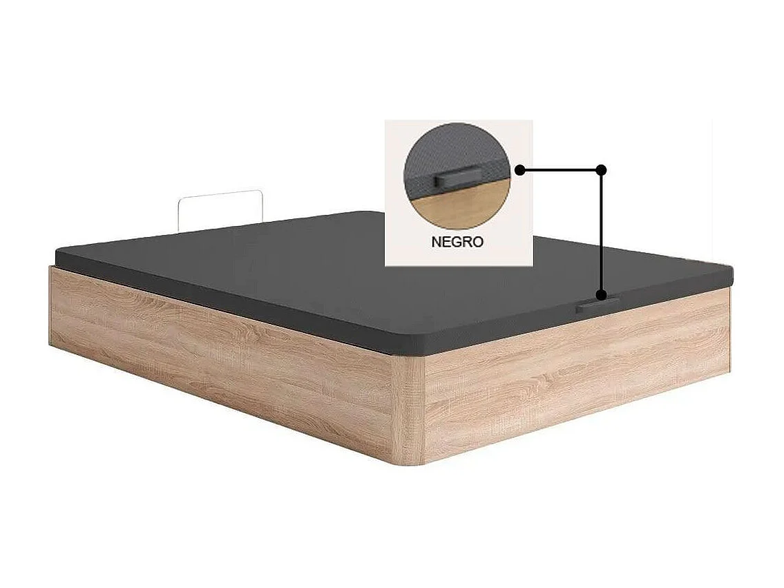 Canapé Atenas abatible tapizado 3D cambria 90x190 cm