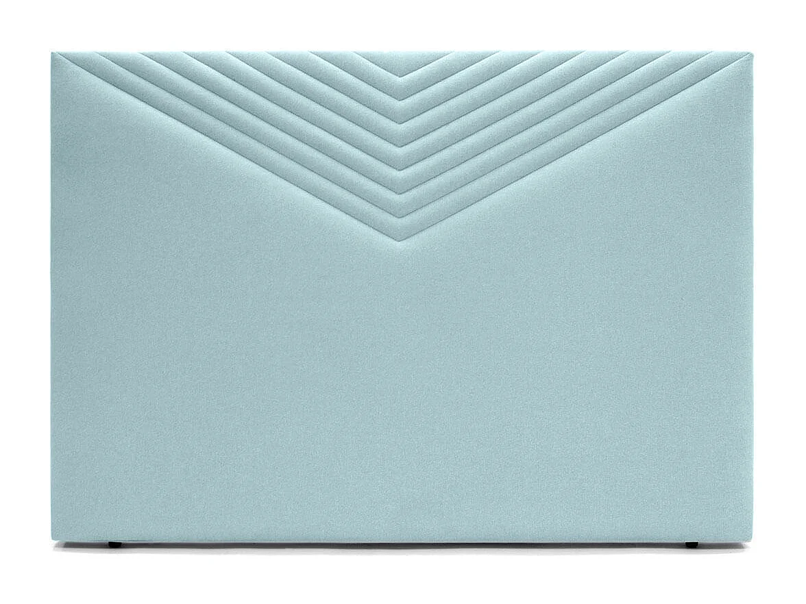 Cabecero Celorio tela Guata diseño líneas 150 cm menta