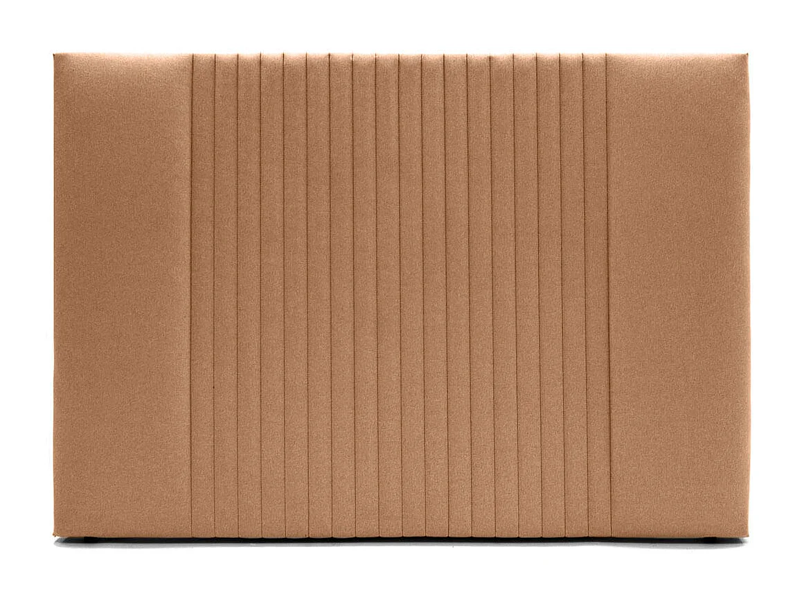 Cabecero Luarca tela Guata diseño líneas 165 cm ocre