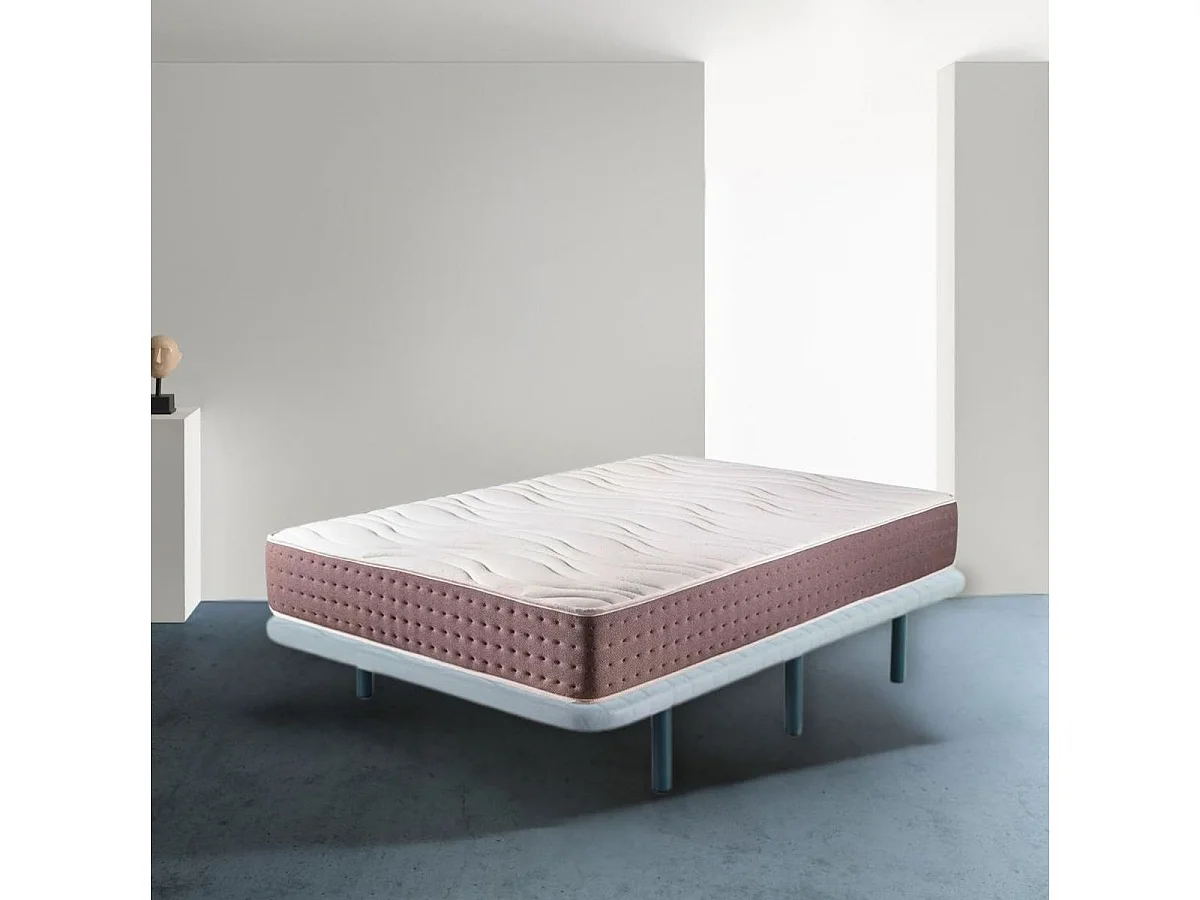 Colchón Spring Lite núcleo muelle ensacado Multipocket blanco 90x190 cm