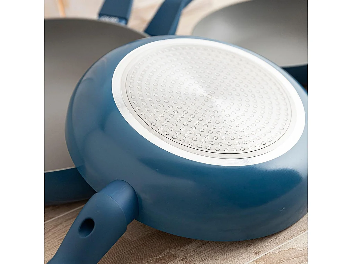 Sartén Baltic Quid aluminio estampado azul/gris Ø26 cm
