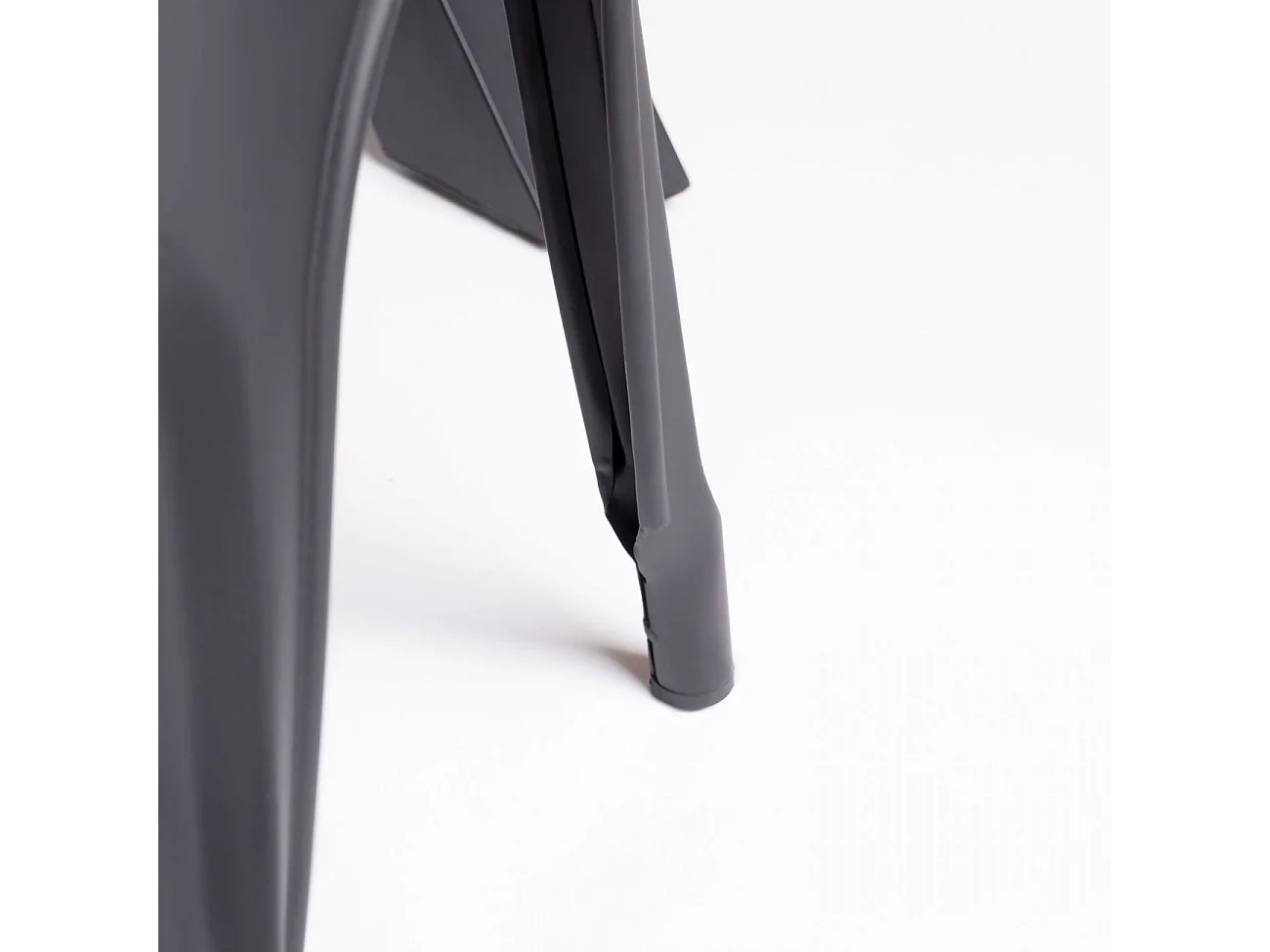 Conjunto de 4 cadeiras de jantar Tolix Negro - Roble