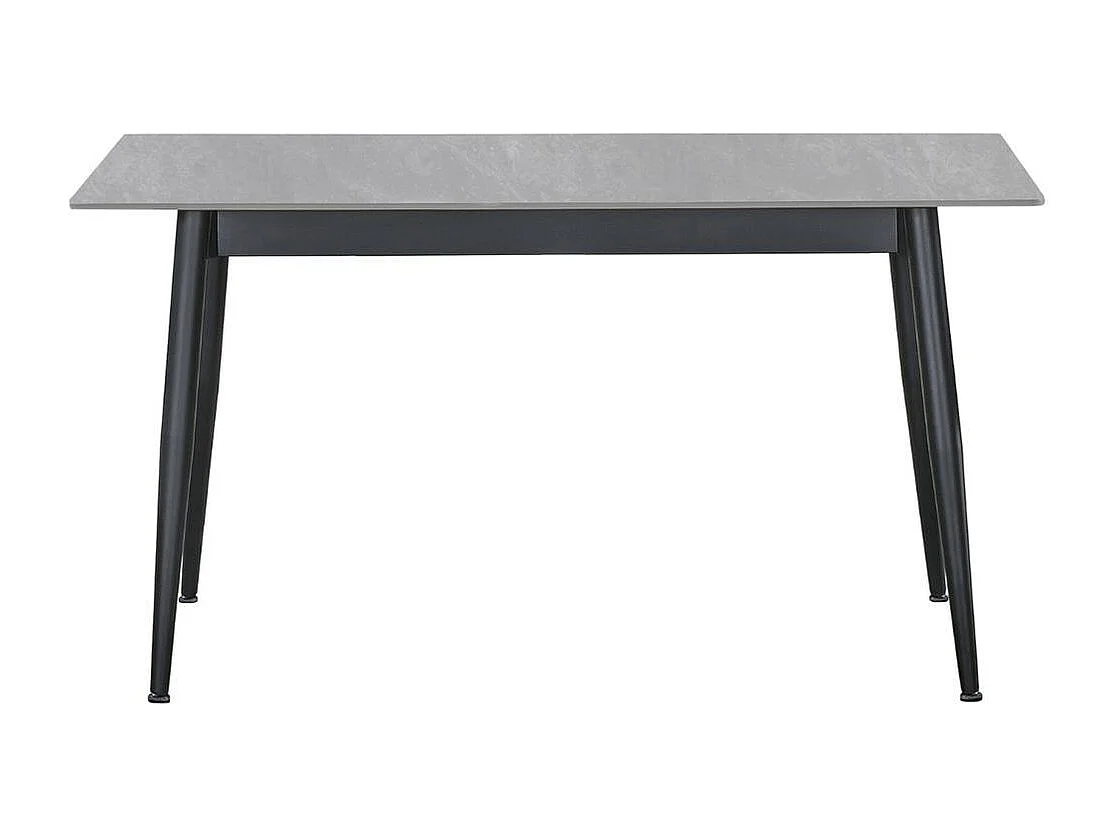 Mesa de comedor Berna diseño gres gris 75x140x80 cm Adec