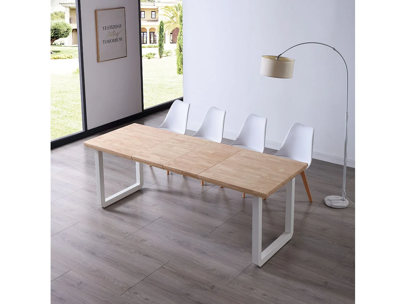 Mesa de jantar extensível Roma