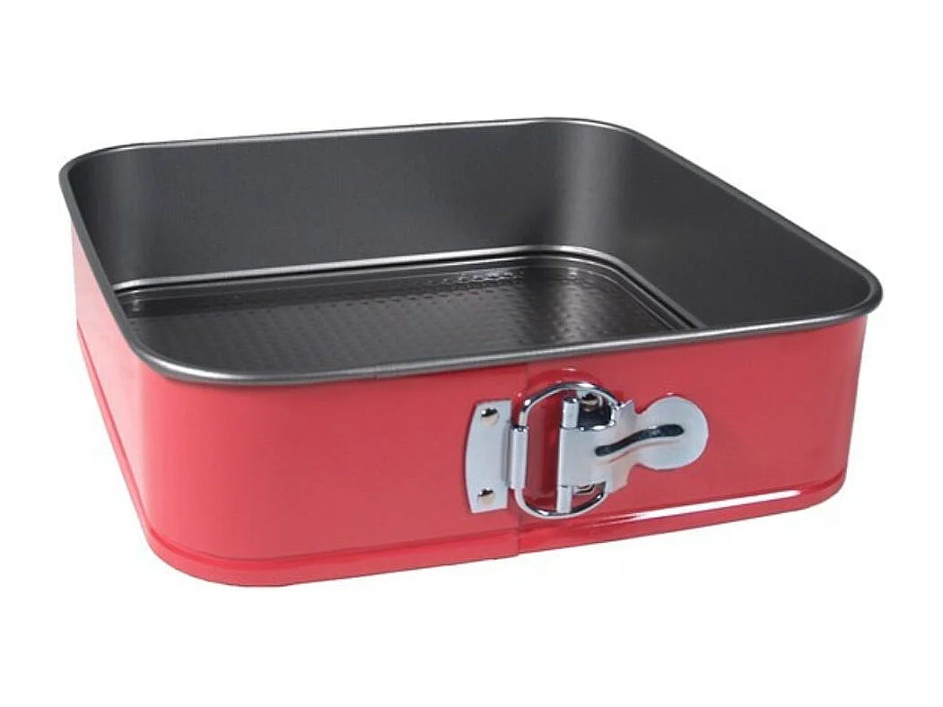 Set de 3 moldes para horno rojo Ø26/Ø25/Ø22 cm