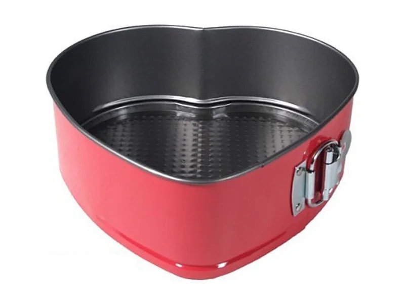 Set de 3 moldes para horno rojo Ø26/Ø25/Ø22 cm