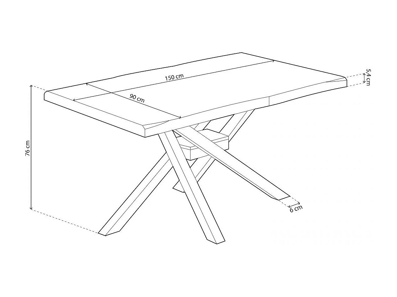 Mesa de jantar Xena Fit 150