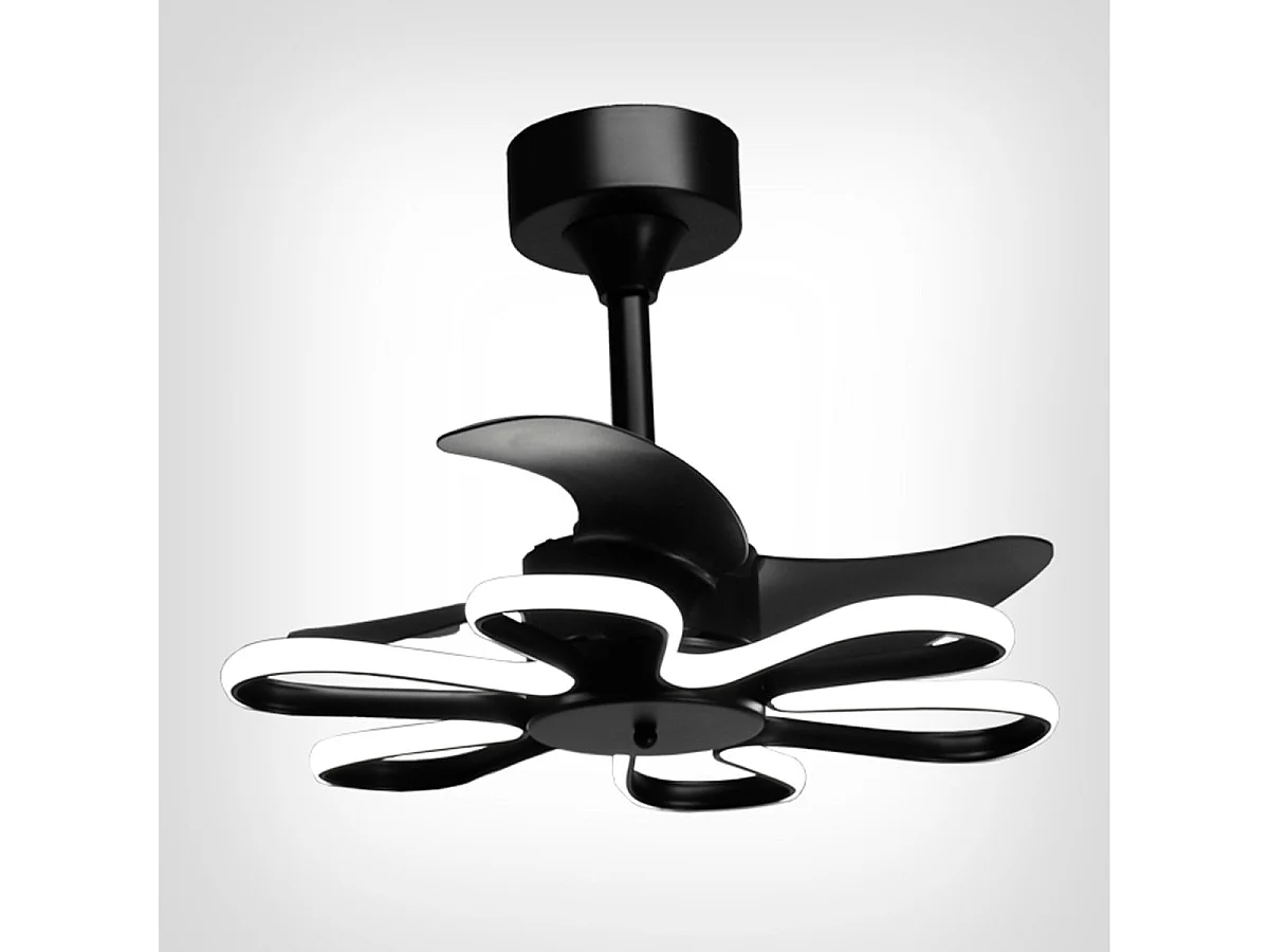 Ventilador de techo Enebro Bel Air DC LED 30+30W negro Ø53x41 cm