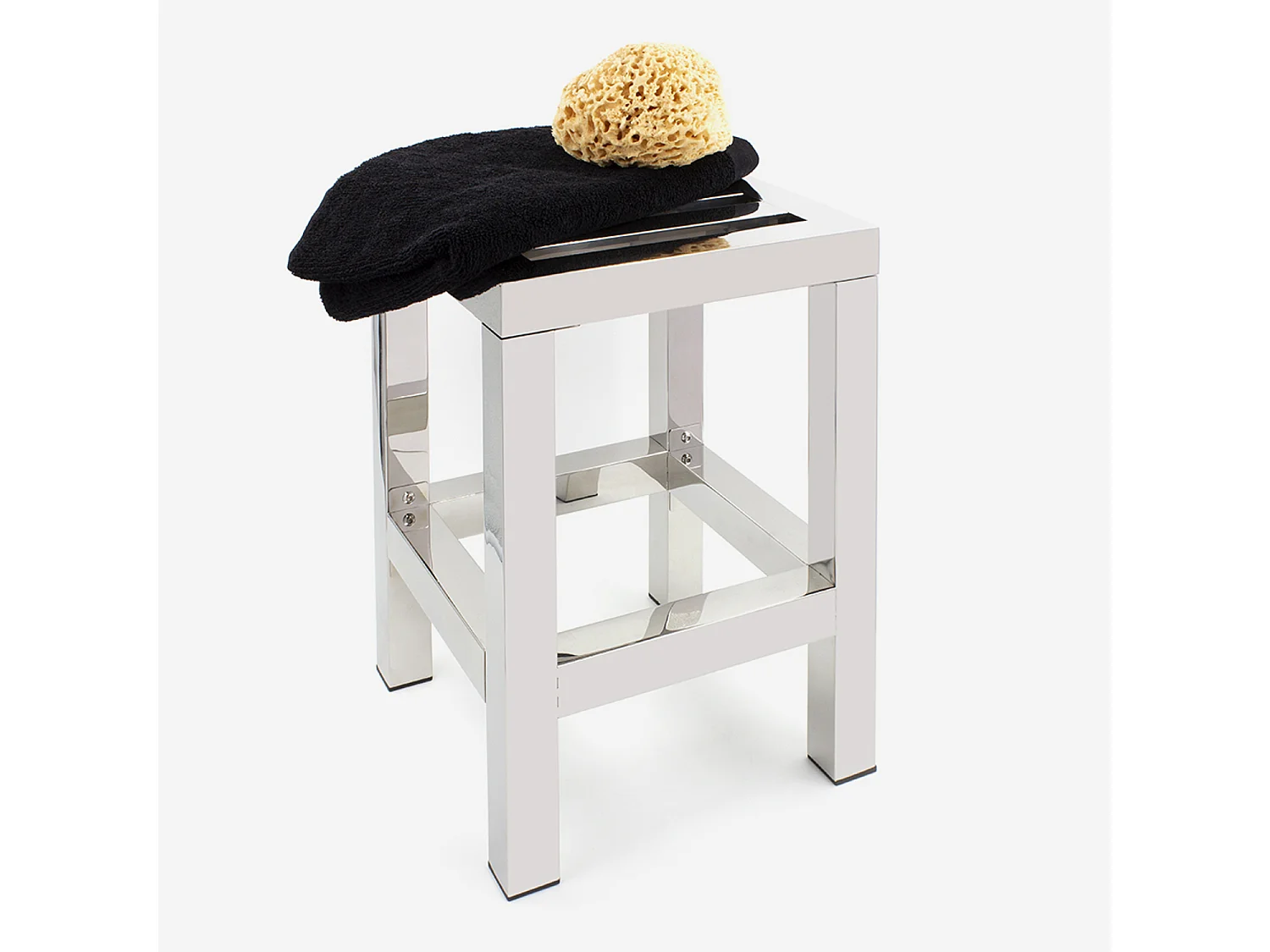 Tabouret PLAZZA en inox