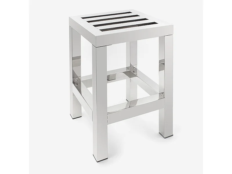 Tabouret PLAZZA en inox