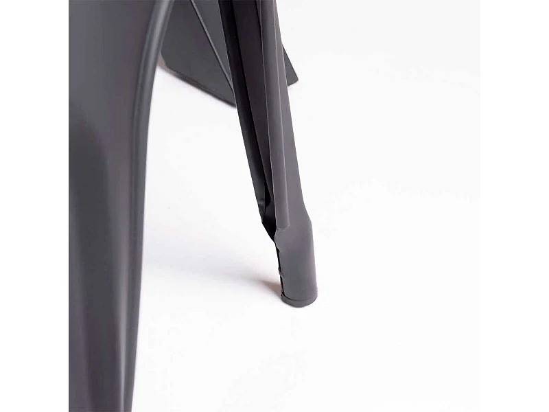 Pack de 4 sillas Tolix negro 85x45x45 cm Adec