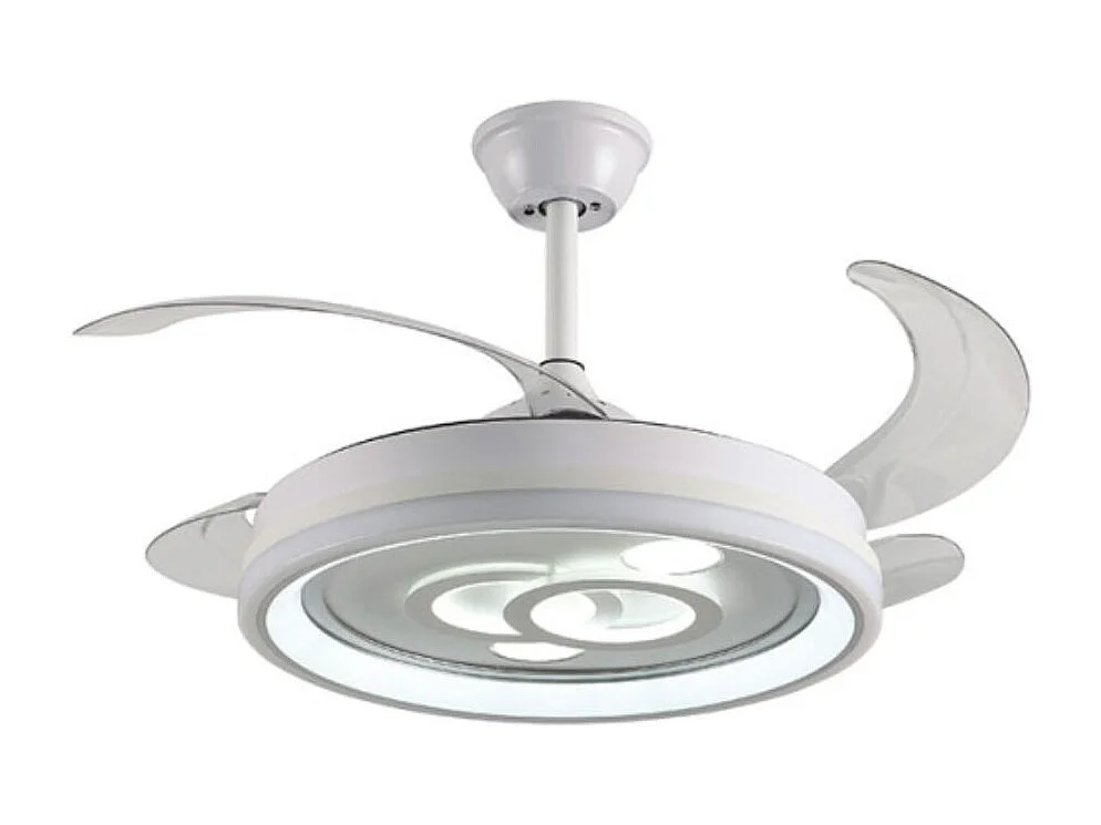 Ventilador de techo Dafne Bel Air 72W 4 aspas retráctiles blanco Ø108 cm