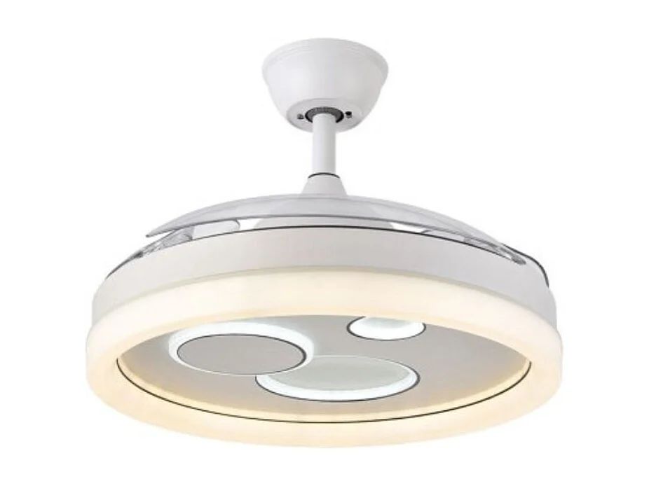 Ventilador de techo Dafne Bel Air 72W 4 aspas retráctiles blanco Ø108 cm