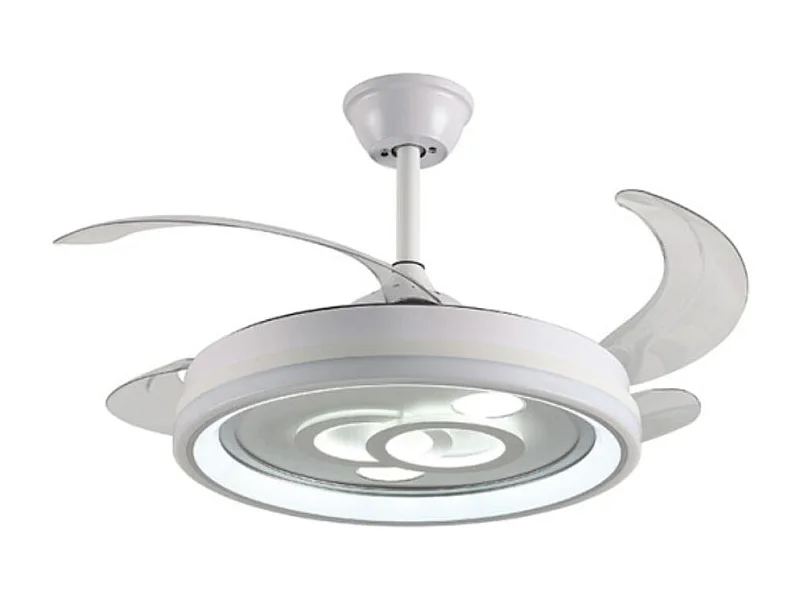 Ventilador de techo Dafne Bel Air 72W 4 aspas retráctiles blanco Ø108 cm