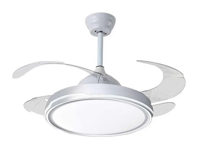 Ventilador de techo Toronto Bel Air 72W 4 aspas retráctiles mando a distancia blanco Ø108 cm