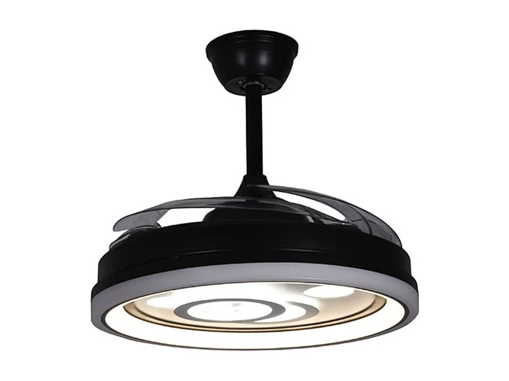 Ventilador de techo Dafne Bel Air 72W 4 aspas retráctiles negro Ø108 cm