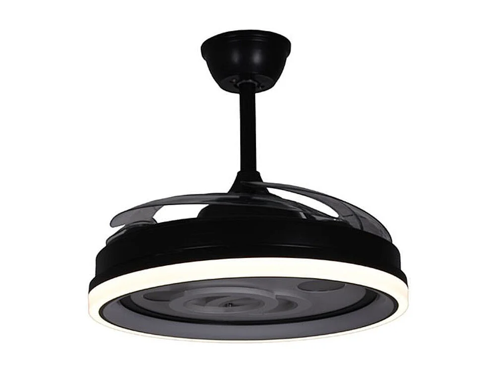 Ventilador de techo Dafne Bel Air 72W 4 aspas retráctiles negro Ø108 cm