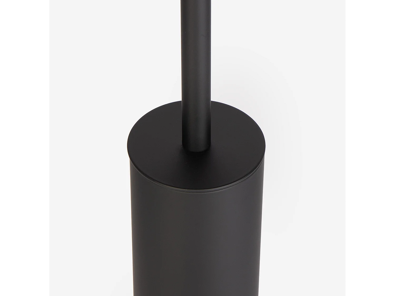 Pot à balai SLIM noir mat – Brosse WC design en inox 304 - BATHBAZAAR
