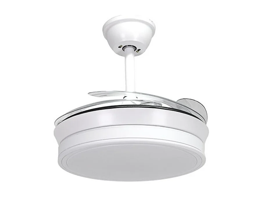 Ventilador de techo New Asgard Mini Bel Air 48W 4 aspas retráctiles blanco Ø91 cm