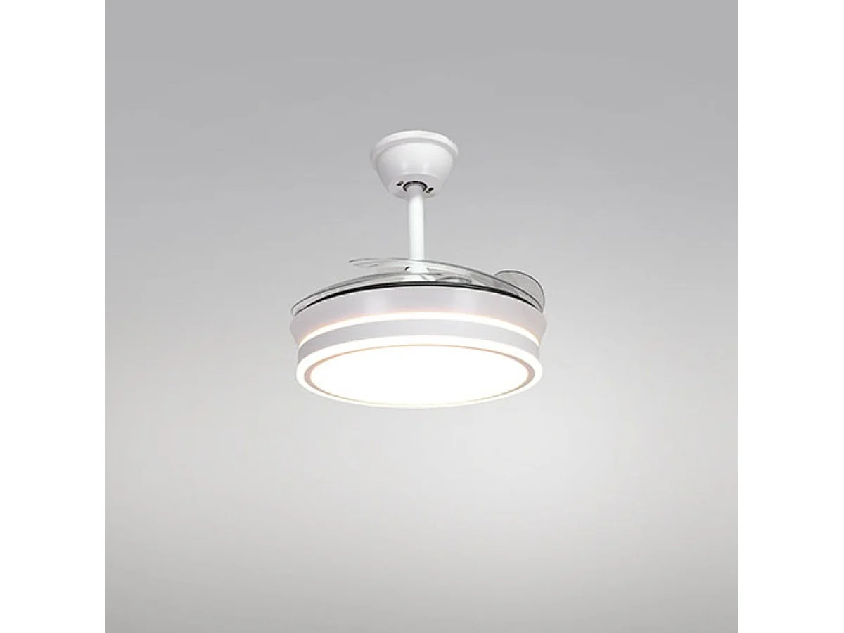 Ventilador de techo New Asgard Mini Bel Air 48W 4 aspas retráctiles blanco Ø91 cm