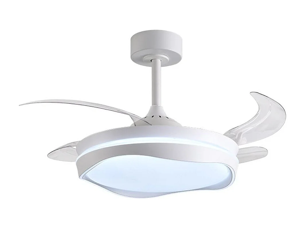 Ventilador de techo Almati Bel Air 72W 4 aspas retráctiles con luz LED blanco Ø108 cm