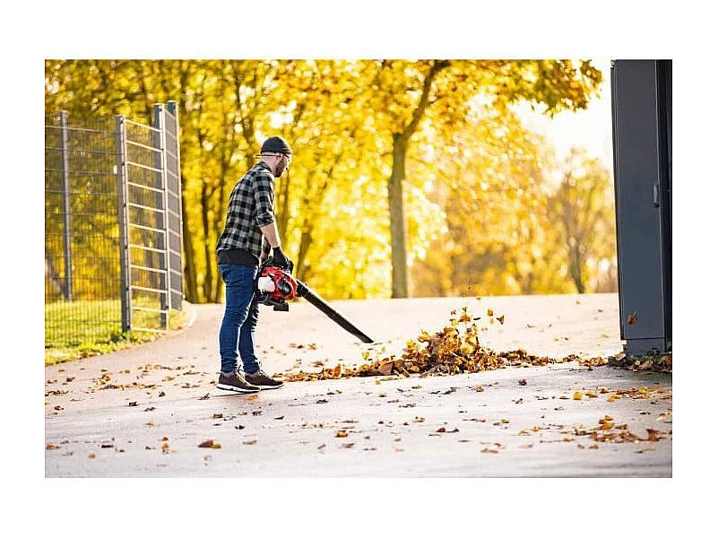 Aspiratore Soffiatore Trituratore Termico 4 in 1 Scheppach 25,4 cm³ con Avviamento Easy Start