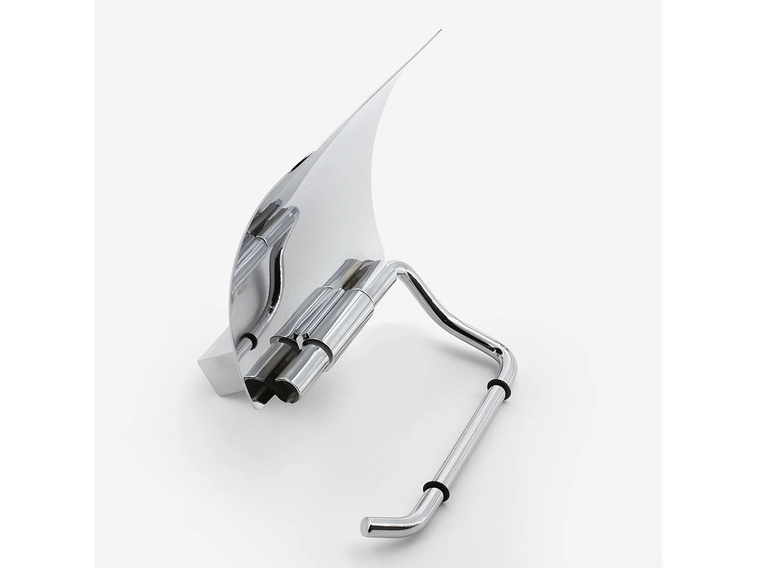 Dérouleur papier toilette avec capot Berlin en inox - BATHBAZAAR