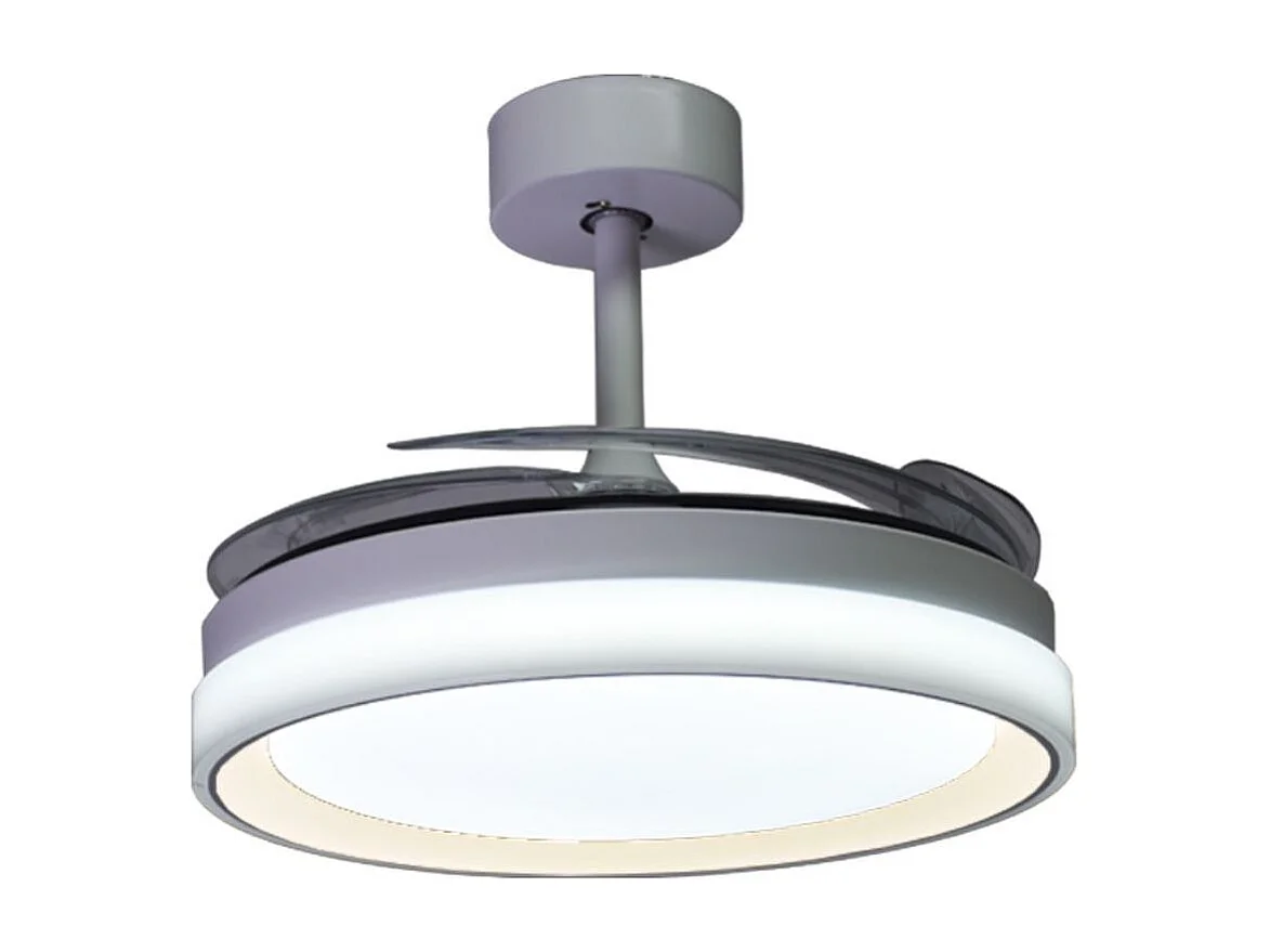 Ventilador de techo Kigali Bel Air 72W aspas retráctiles mando a distancia blanco Ø108 cm