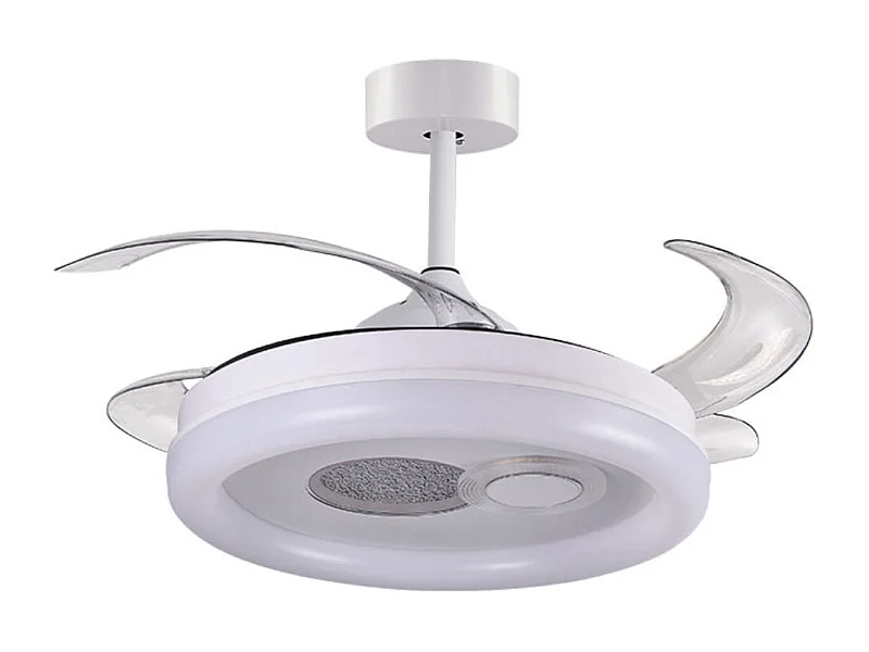Ventilador de techo Hermes Bel Air 108W 4 aspas retráctiles mando a distancia blanco Ø108 cm