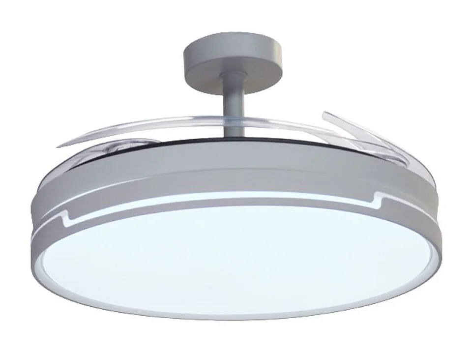 Ventilador de techo Robin Eco Bel Air 72W aspas retráctiles mando a distancia blanco Ø108 cm