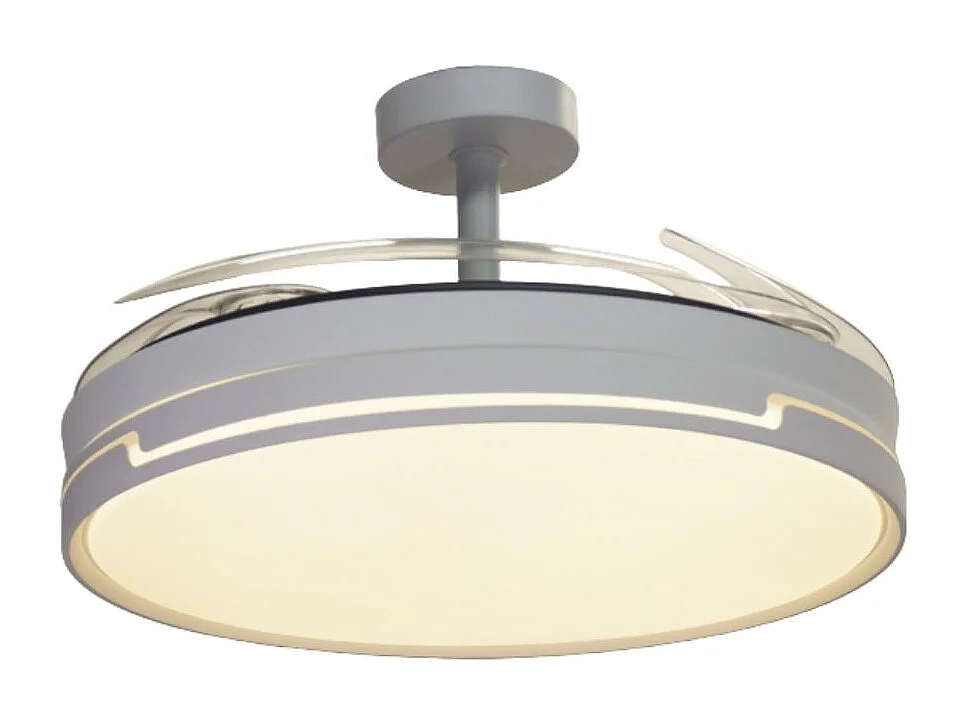 Ventilador de techo Robin Eco Bel Air 72W aspas retráctiles mando a distancia blanco Ø108 cm