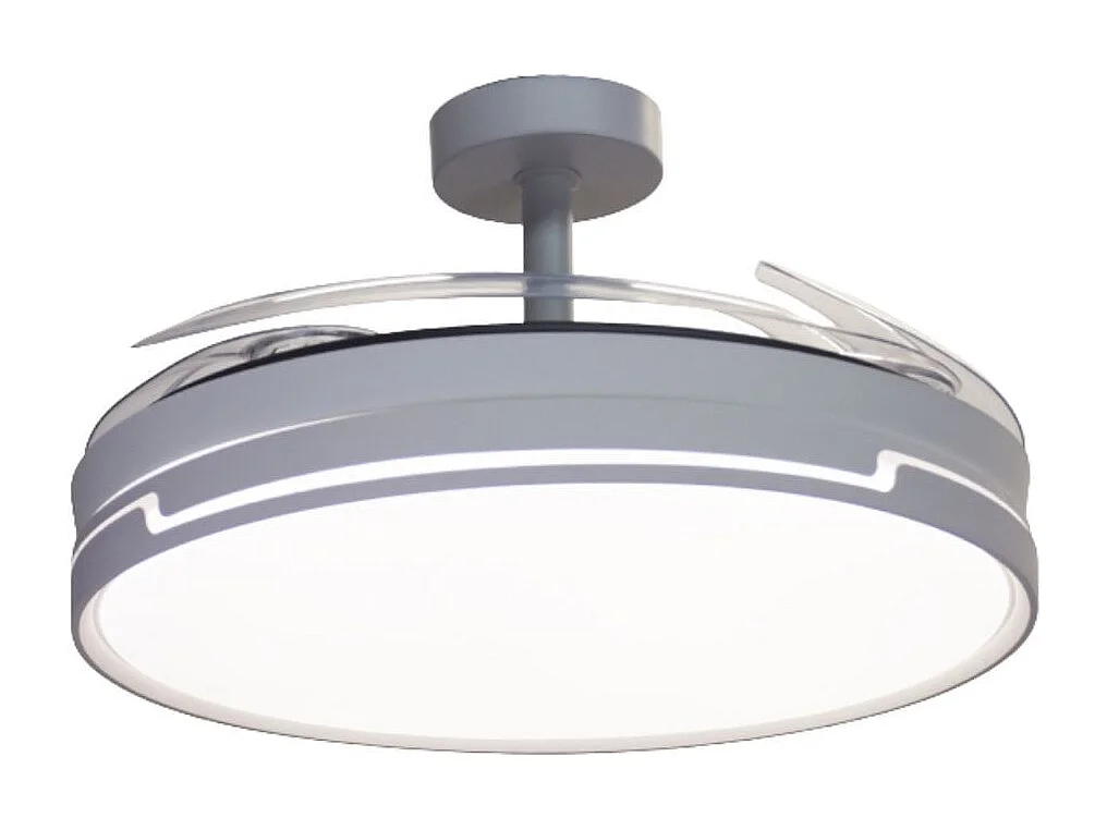 Ventilador de techo Robin Eco Bel Air 72W aspas retráctiles mando a distancia blanco Ø108 cm