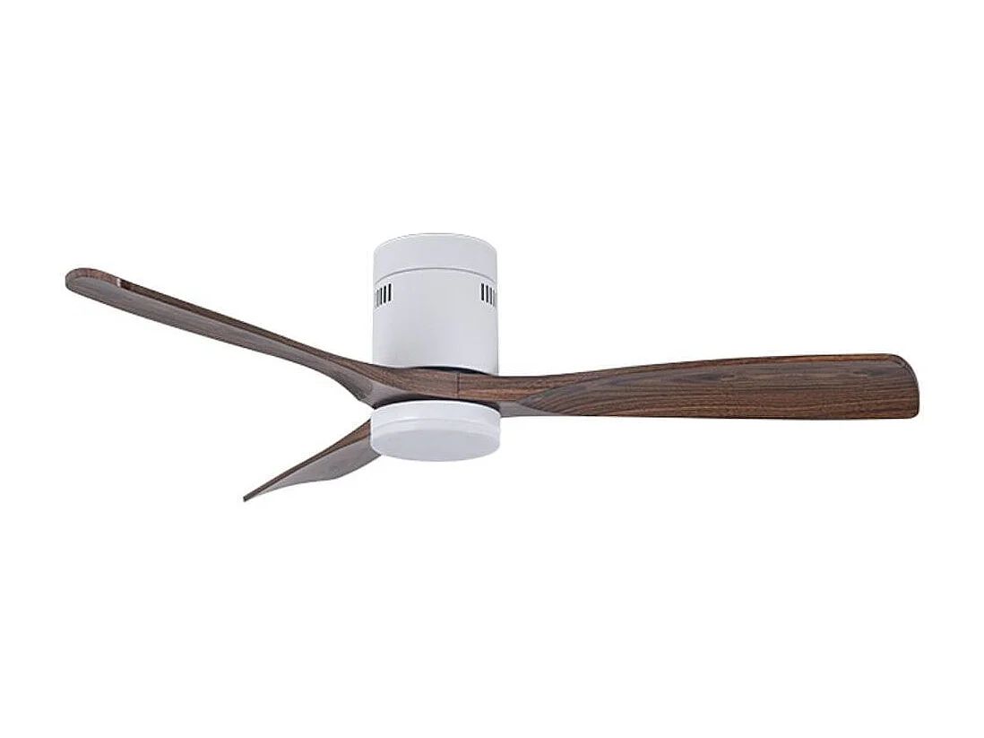 Ventilador de techo Cefiro On Bel Air 40W 3 aspas con luz LED blanco/roble Ø130 cm