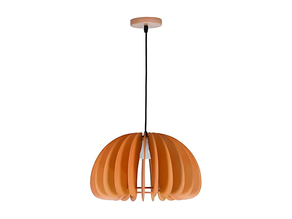 Lámpara de techo Jaipur Bel Air 40W altura regulable madera Ø30 cm