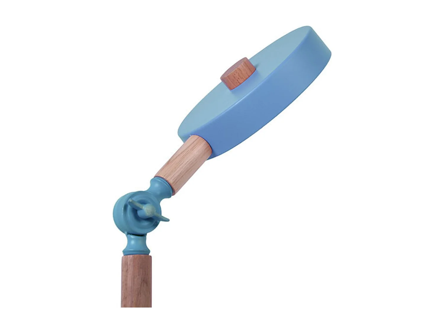 Flexo Luppa Bel Air inclinación regulable luz LED azul/natural Ø15x48,5 cm