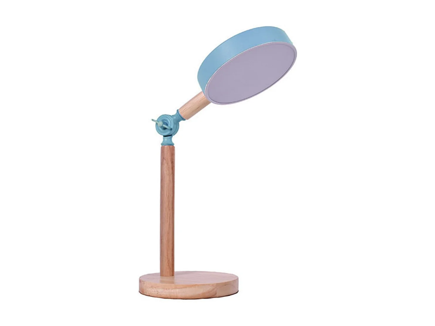 Flexo Luppa Bel Air inclinación regulable luz LED azul/natural Ø15x48,5 cm