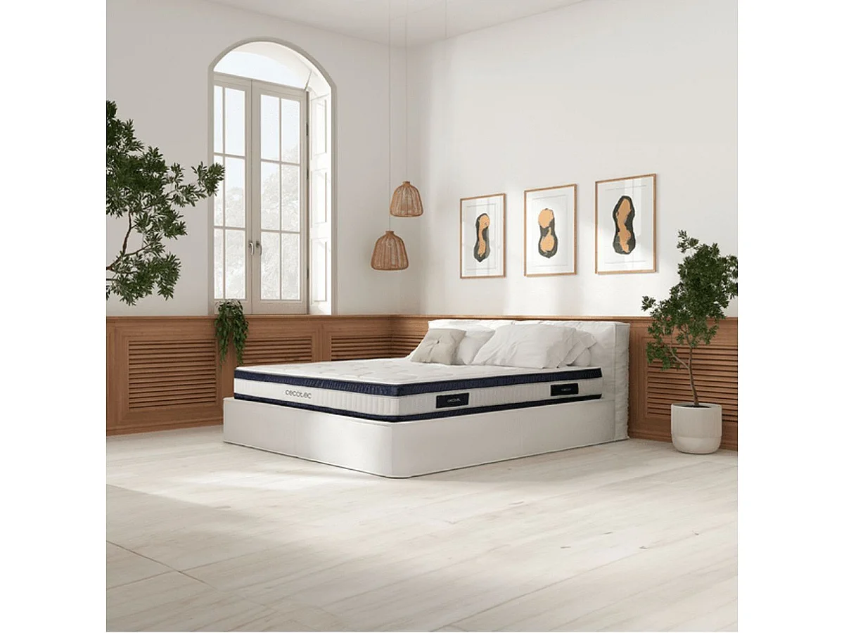 Colchón Flow CecoFresh 2900 CoolConfort Hybrid Cecotec núcleo muelles ensacados blanco 135x190 cm