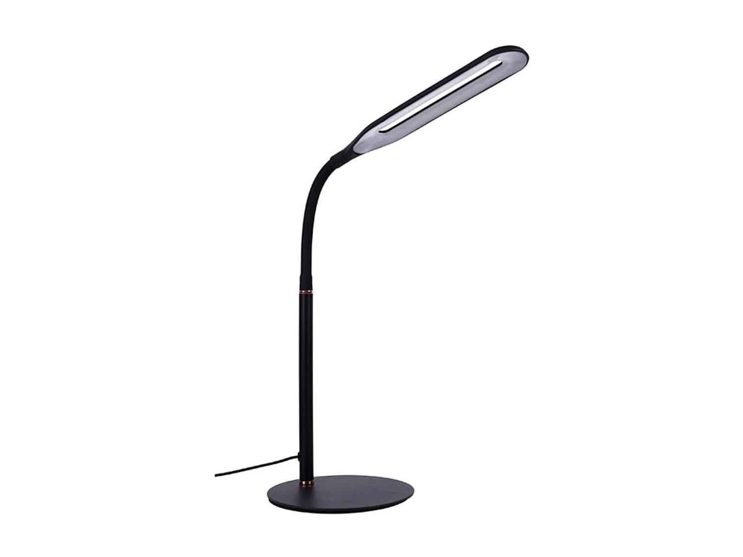 Flexo Office 5W altura regulable + luz neutra negro