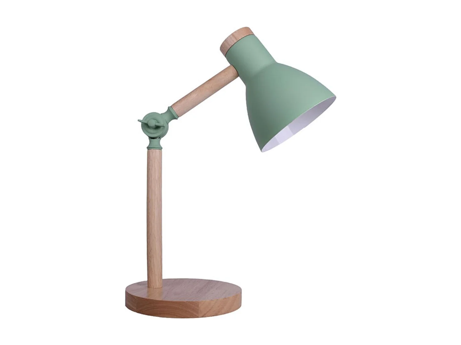 Flexo Teacher Bel Air 40W inclinación regulable verde/natural Ø15x47 cm