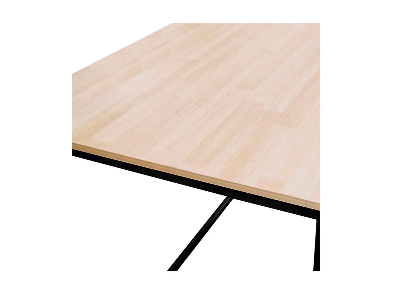 Mesa estudio Mia roble Nordish/negro 120x60 cm Adec