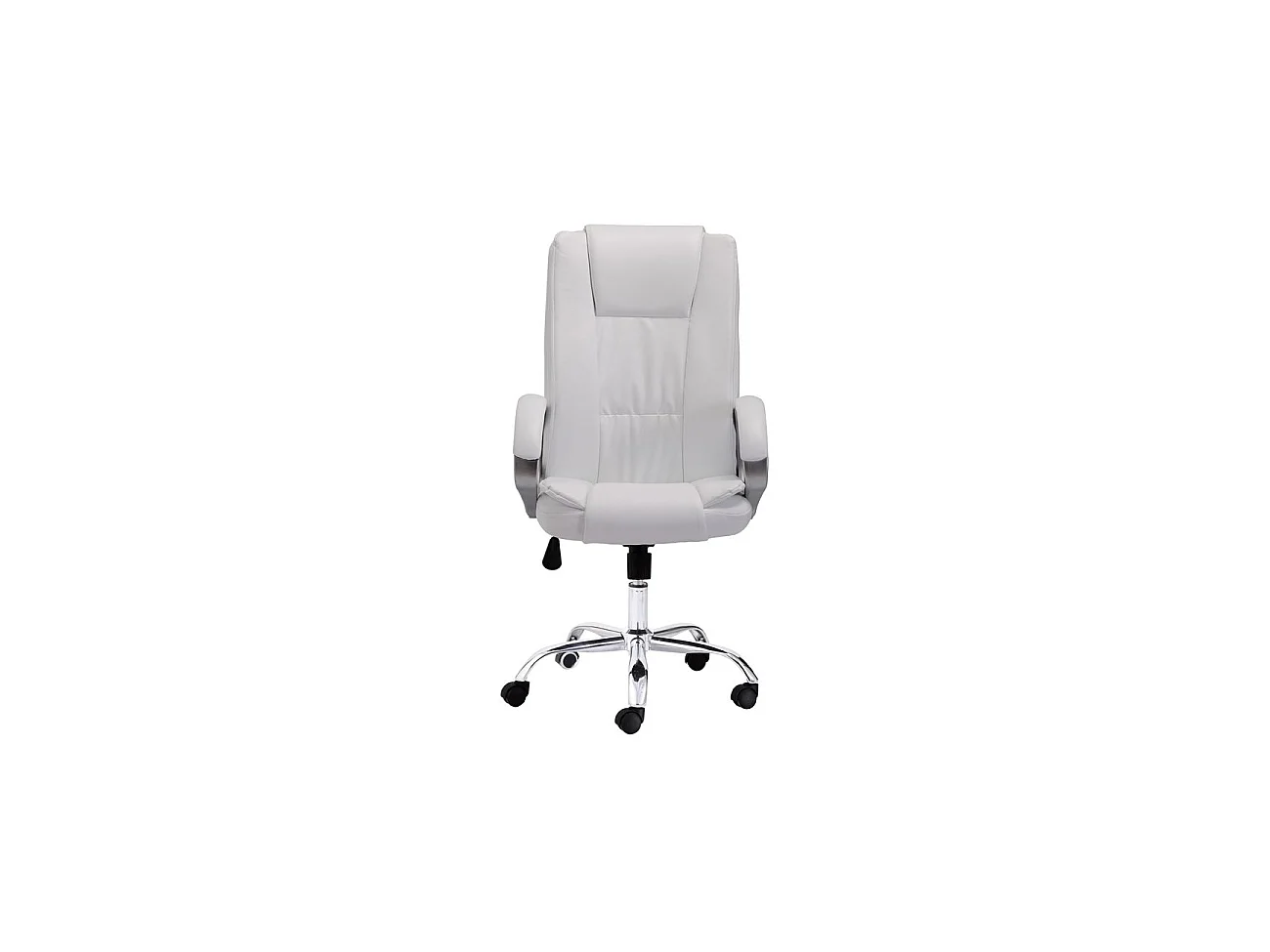 Silla de oficina de alto confort en blanco 114-122x68 cm Atlas Blanco