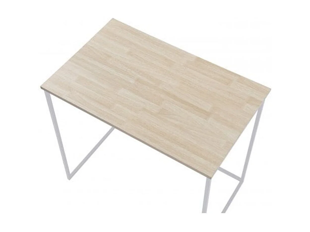 Mesa estudio Mia roble Nordish/blanco 120x60 cm Adec