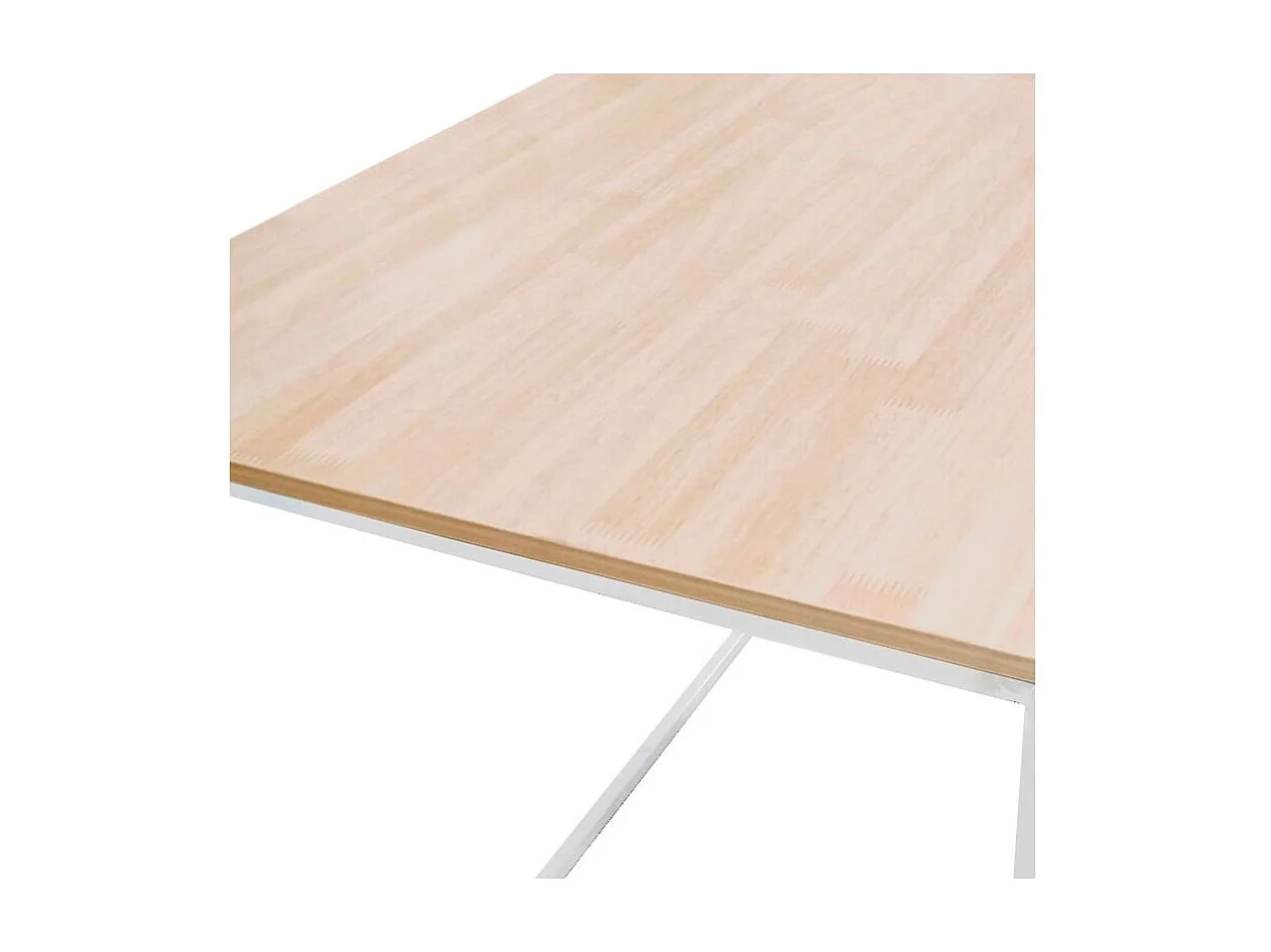 Mesa estudio Mia roble Nordish/blanco 120x60 cm Adec