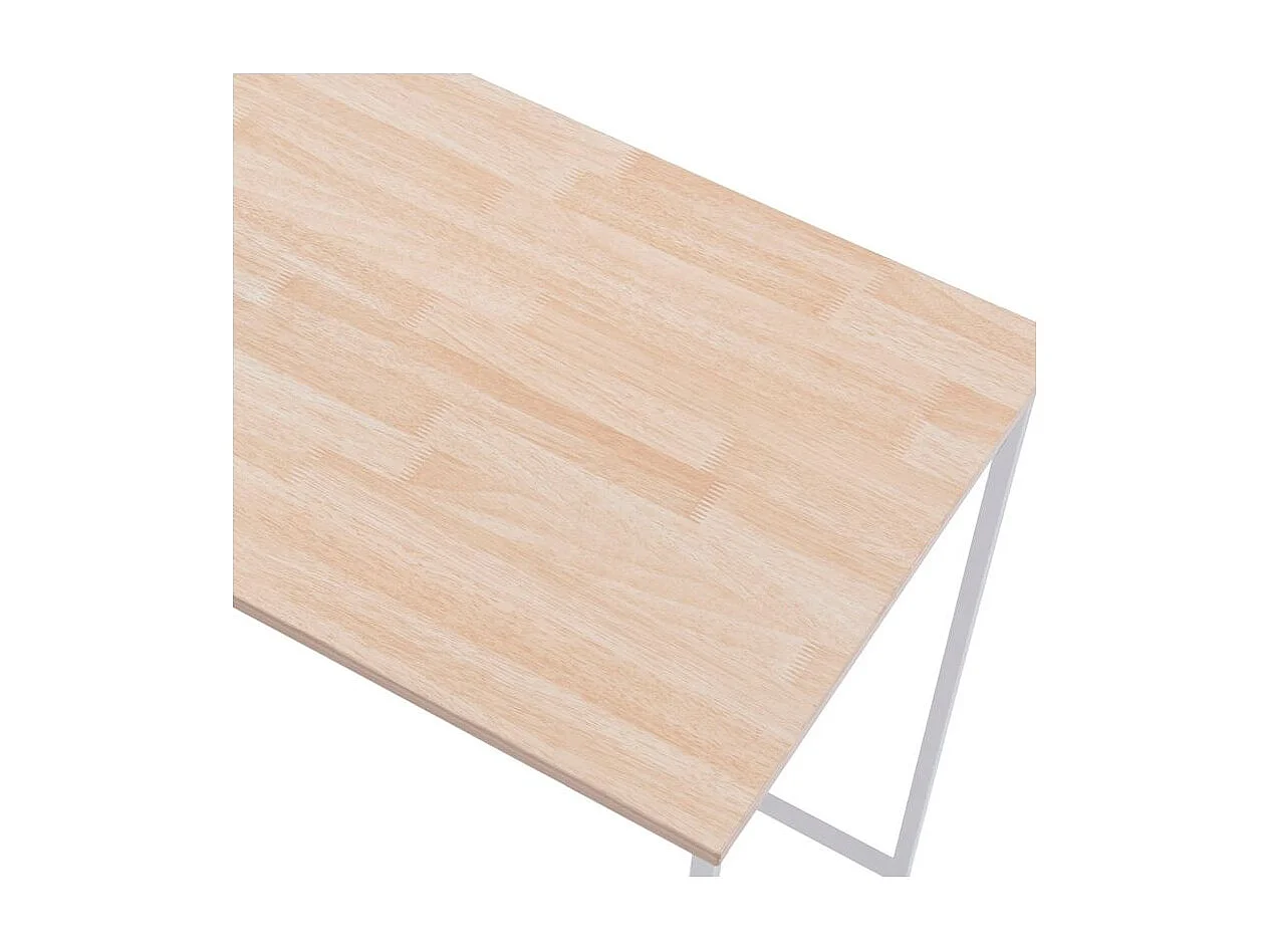 Mesa estudio Mia roble Nordish/blanco 120x60 cm Adec