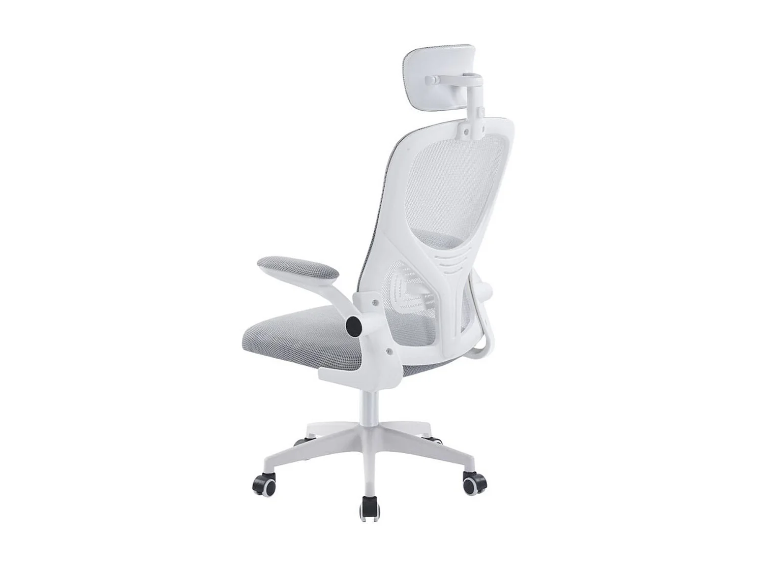 Silla de oficina Aero reposacabezas altura regulable gris claro 106-116x62x62 cm Adec