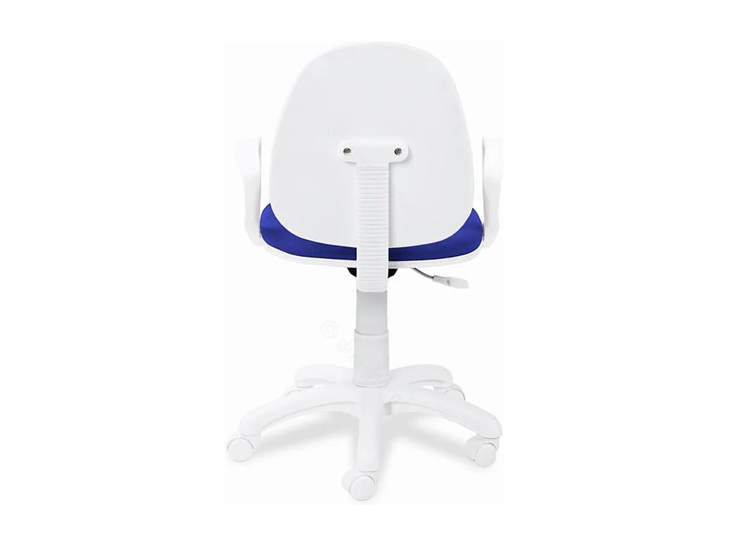 Silla de escritorio Dolphin giratoria azul/blanco 79-91x54x54 cm Adec