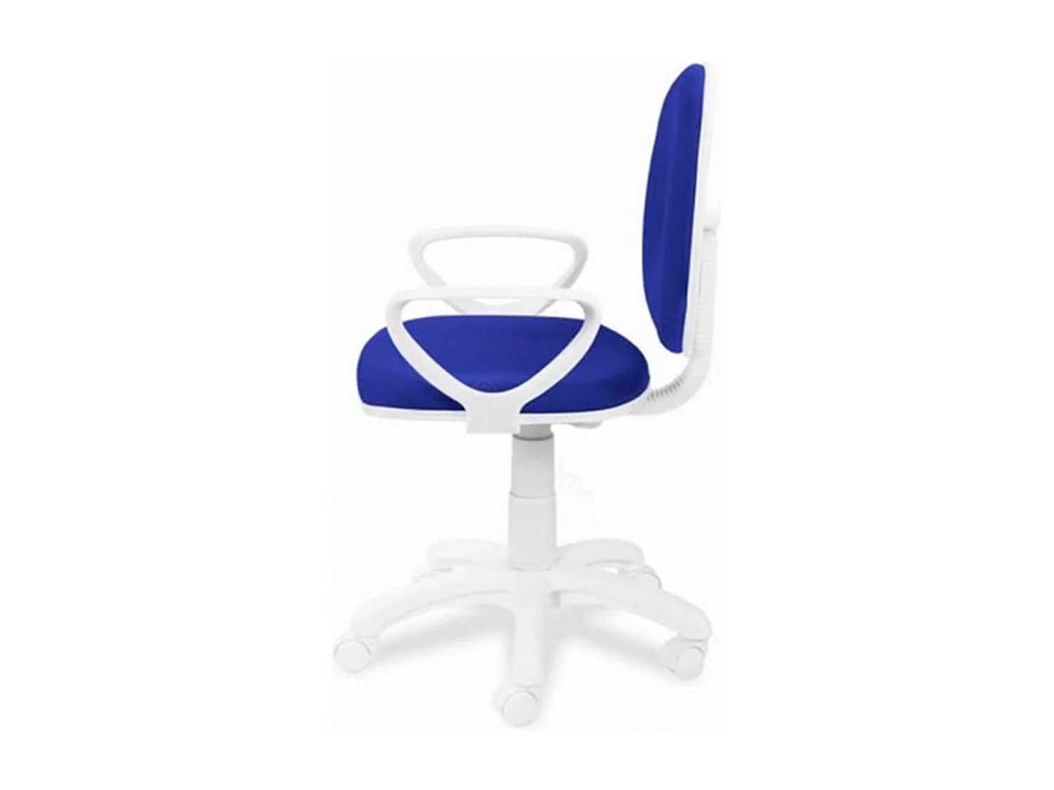 Silla de escritorio Dolphin giratoria azul/blanco 79-91x54x54 cm Adec
