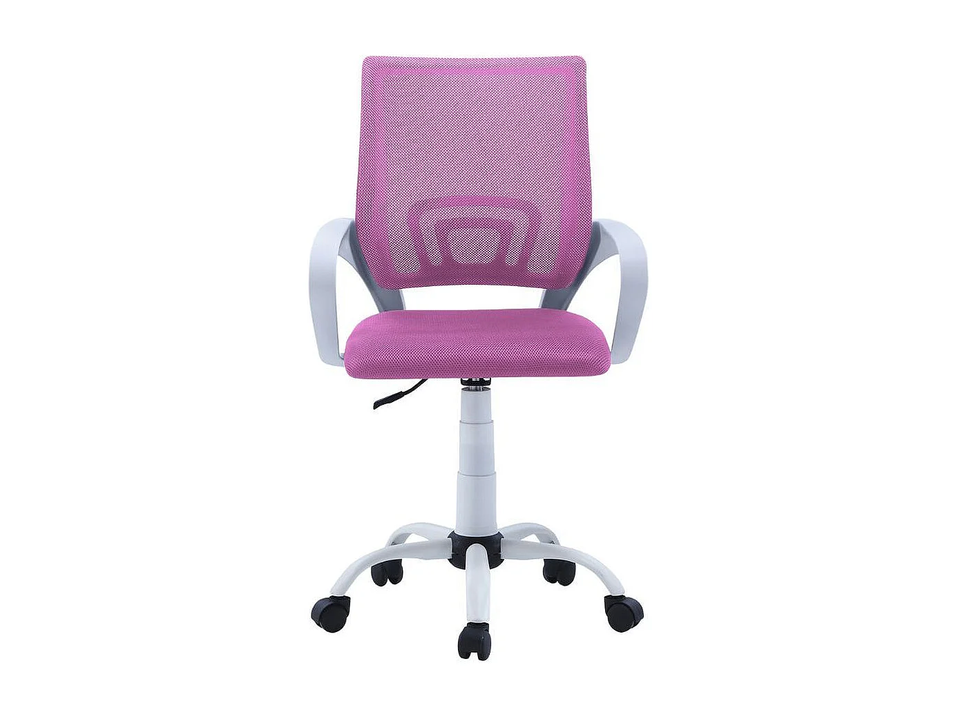 Silla de escritorio Line apoyabrazos con altura regulable rosa 90-102x60x60 cm Adec